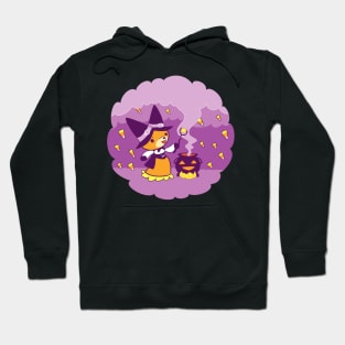 Halloween Fox Witch Summoning Candy Hoodie